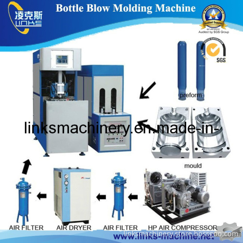 Semi-Auto 3-5 Gallon Bottle Blow Molding Machine